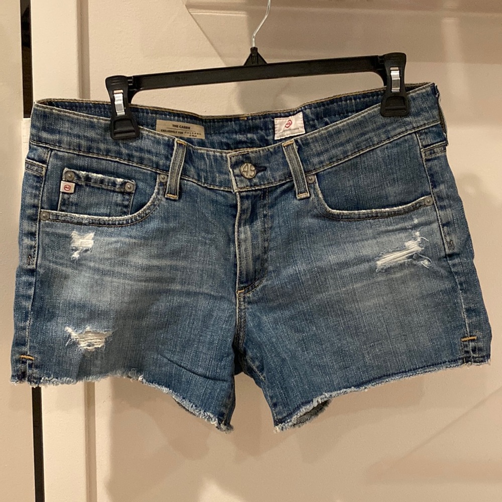 AG The Carrie exclusively for Calypso Denim Shorts